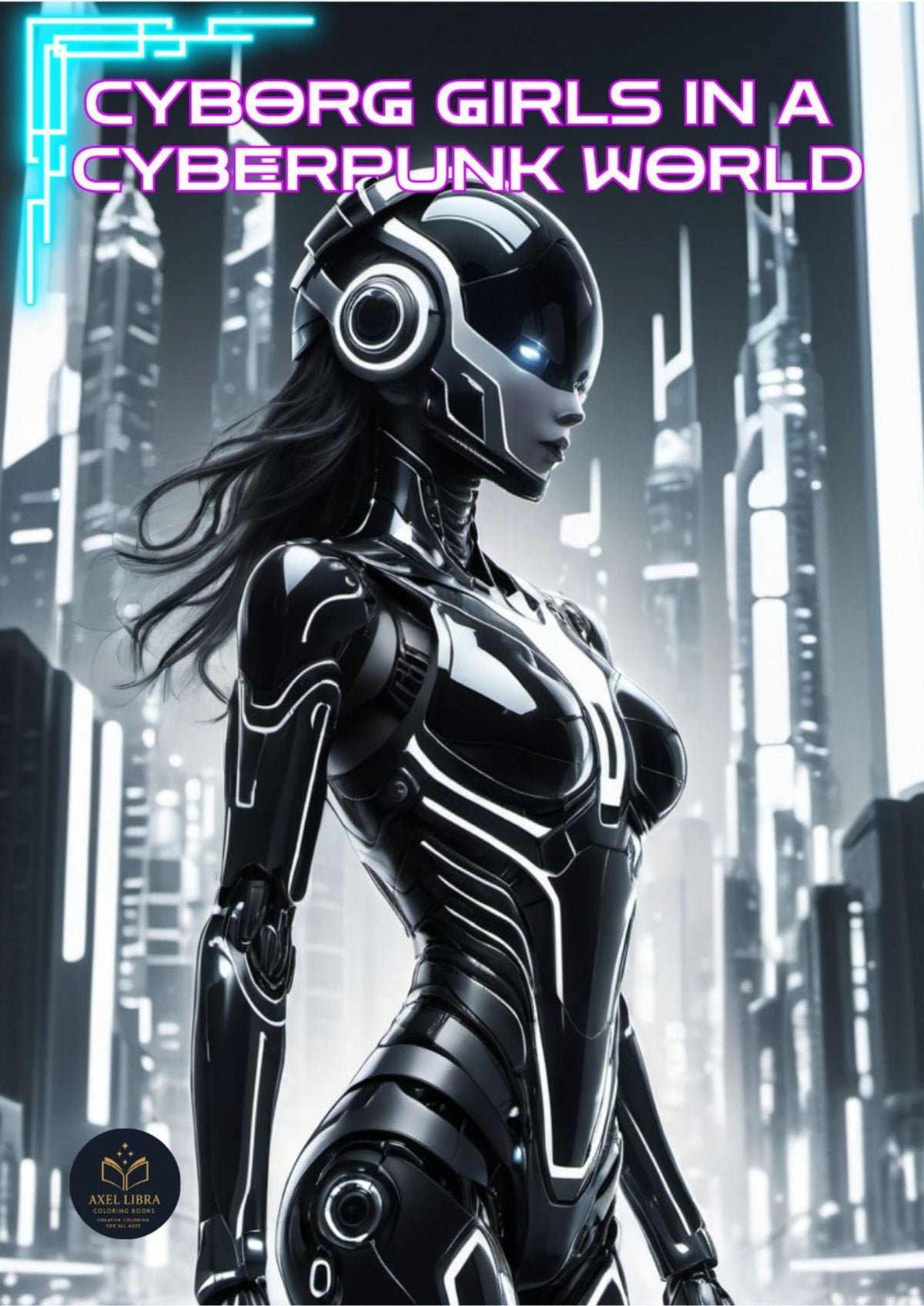 Arcadia II - Future City: 44 mangabots coloring book