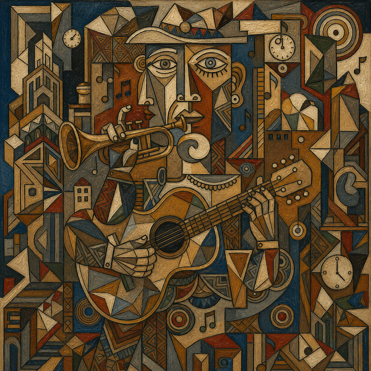 Cubist Visions: Cubism Coloring Book: 60 Geometric & Abstract Designs for Creative Expression, Mindfulness & Modern Art Lovers