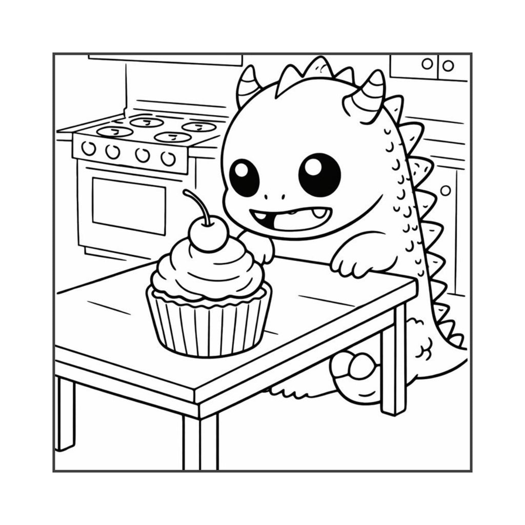 Cozy Cryptids: A Bold and Easy Coloring Book: Simple Coloring Book for Adults and Teens: 45 Large Print Relaxing Designs of Mythical Monsters at Home