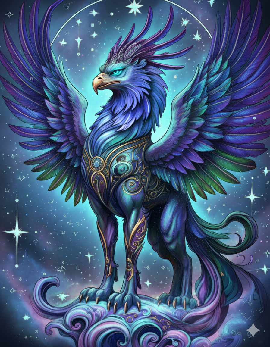 Enchanted Spirits: Mythical Animal Coloring Book: 75 Designs for Stress Relief & Relaxation for Adults and Teens