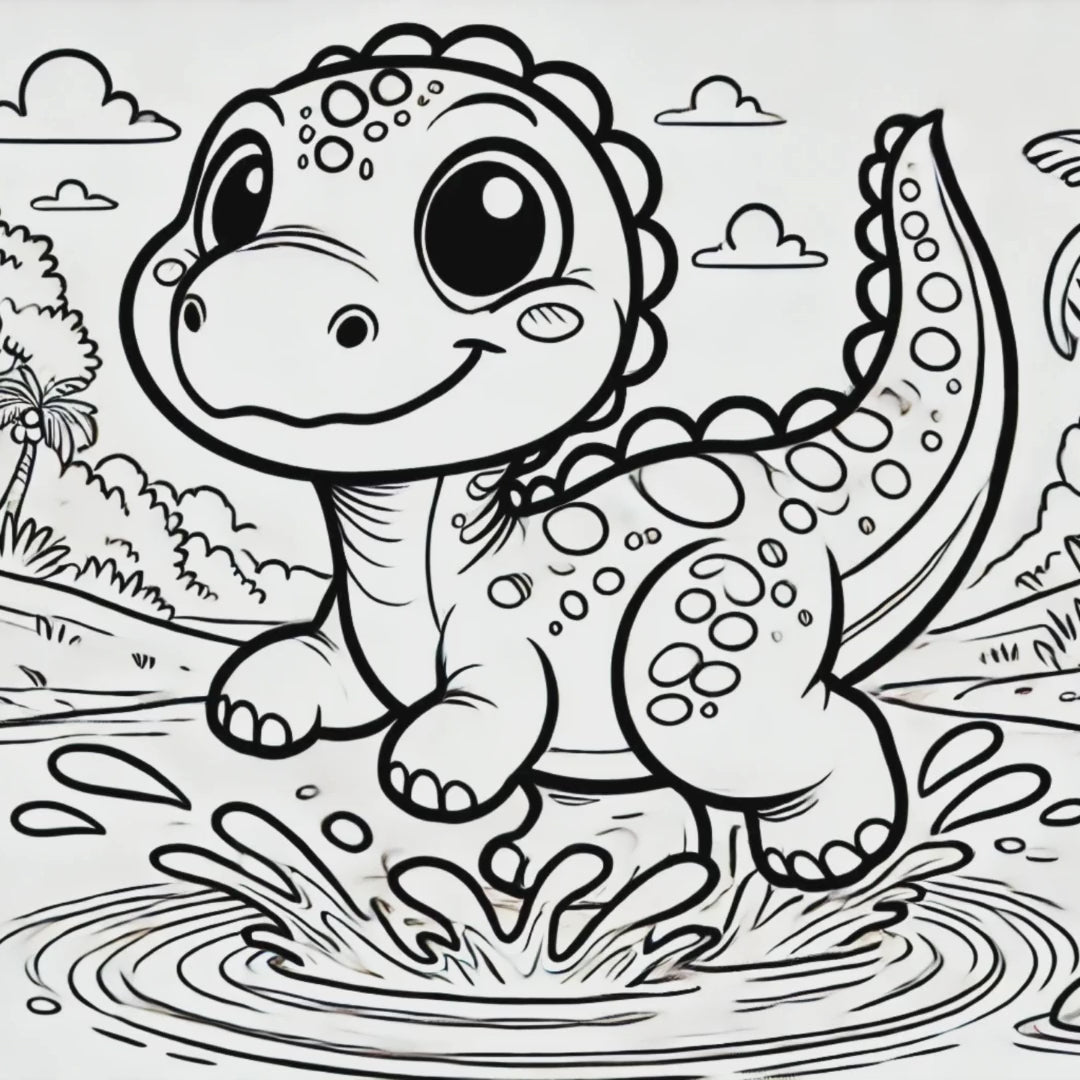 animali del giurassico dinosauri da colorare per bambini