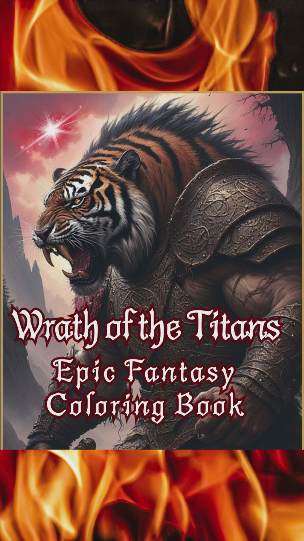 mythical creatures epic fantasy coloring book