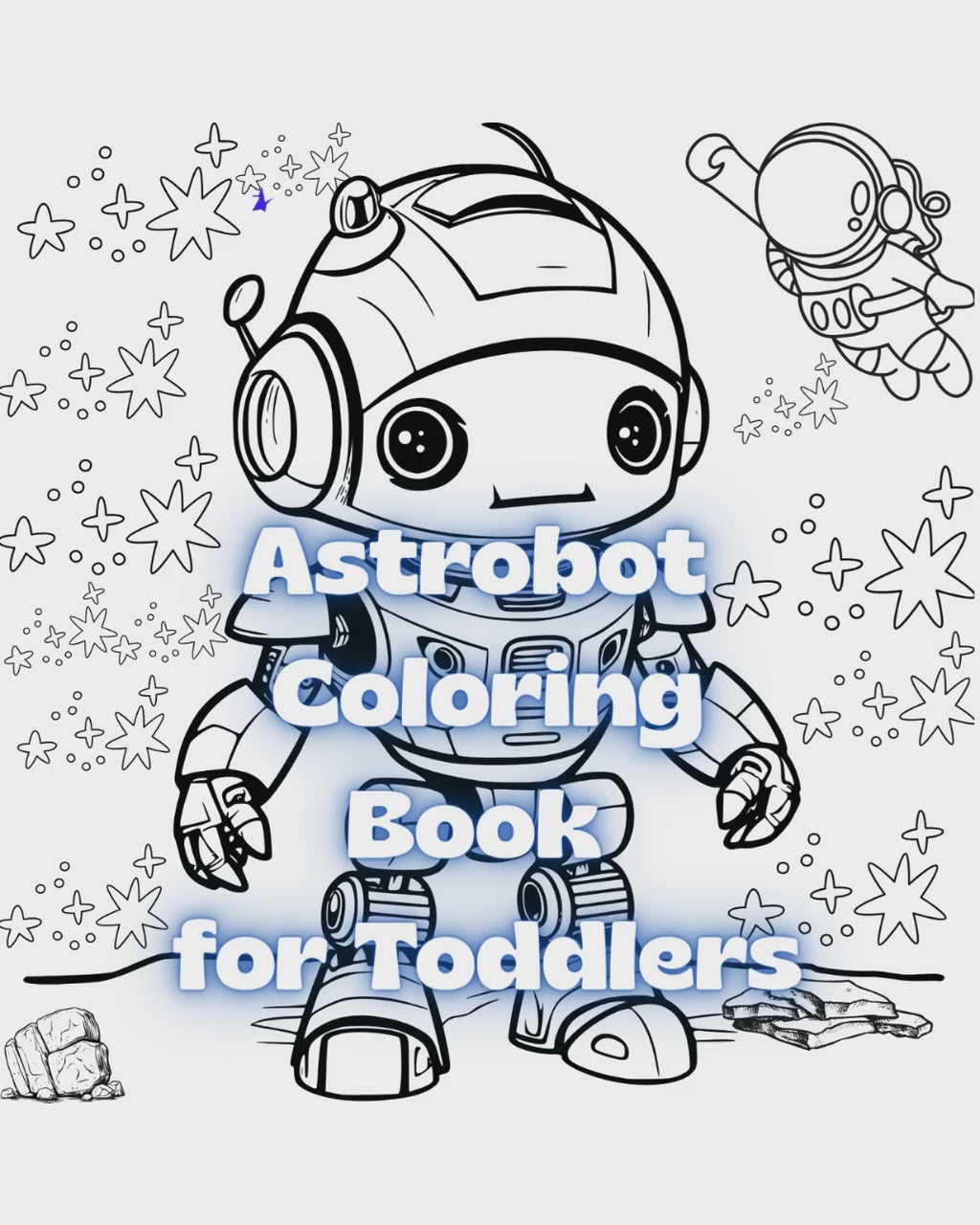 robot da colorare per bambini
