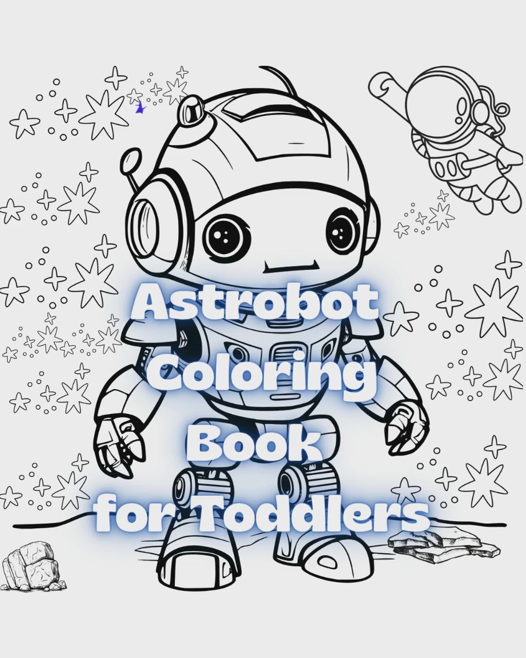 robot da colorare per bambini